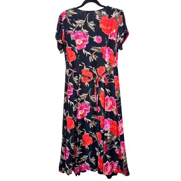 INDIRA Maxi Dress Size M Floral Flowy Grunge Cottage‎ Whimsigoth Romantasy Goth - Picture 6 of 12